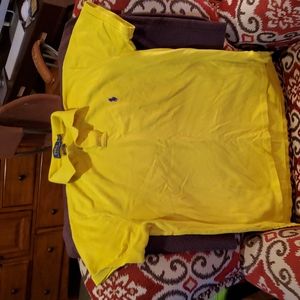 Men's Polo by Ralph Lauren Shirt, yellow, size large